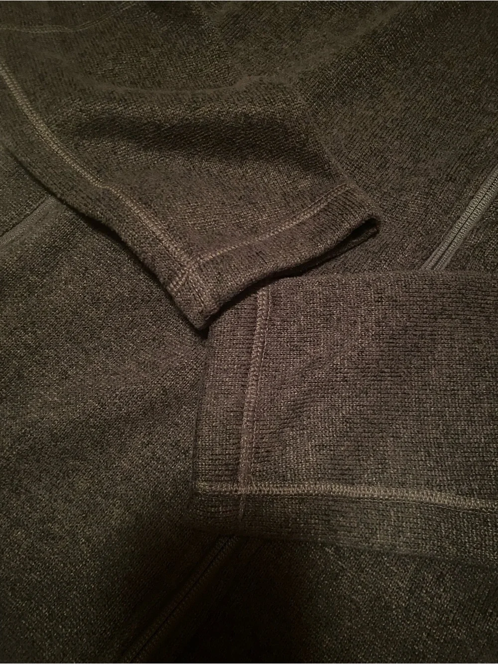 The North Face Men's Dark Gray Full Zip Fleece Jacket M Logo Zipper Casual